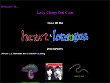Tablet Screenshot of ladyclergy.com